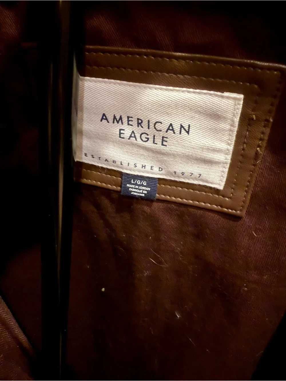American Eagle Outfitters Cream Faux Shearling Zip Jacket